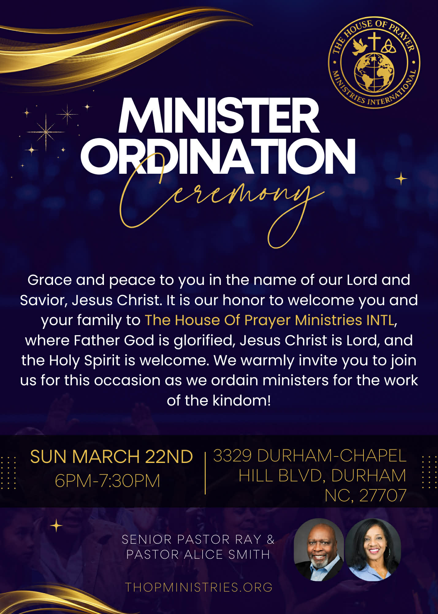 Minister Ordination Minister Ordination